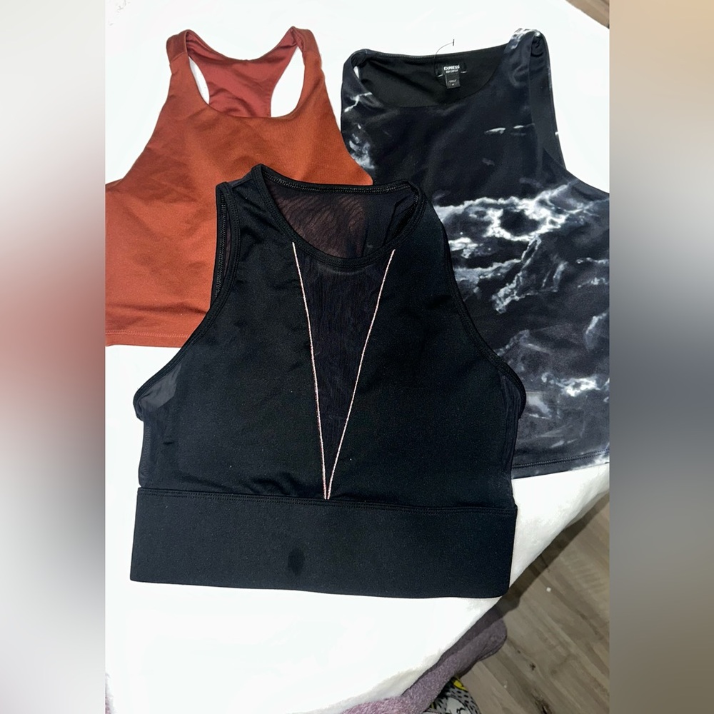 Express , Fabletics, DSG Women's Tank Tops - Black, Rust, and Marble